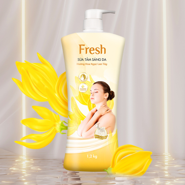 Sữa tắm sáng da Fresh Hương Hoa Ngọc Lan Tây